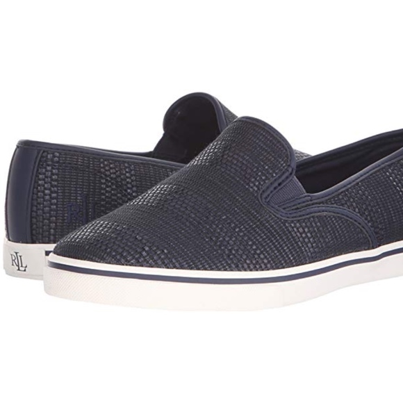 ralph lauren janis slip on sneakers